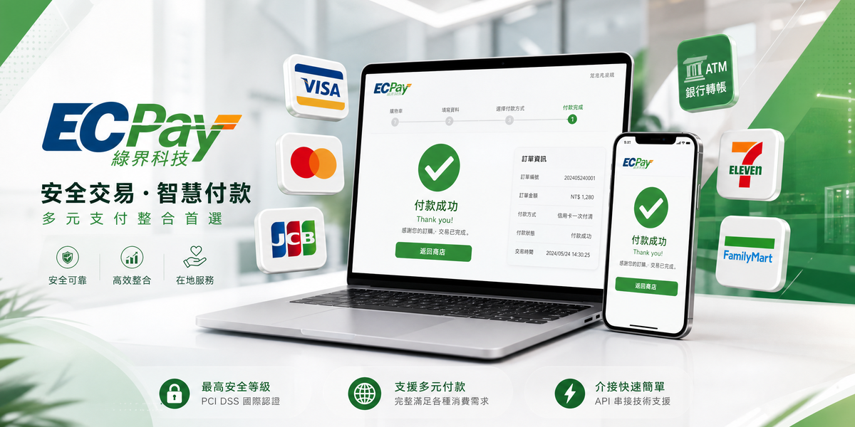 台灣最完整的電商金流解決方案推薦 - 綠界科技 ECPay